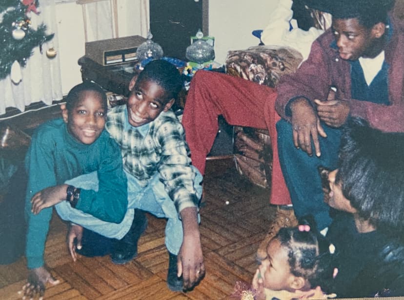 Family moment with Tarrance